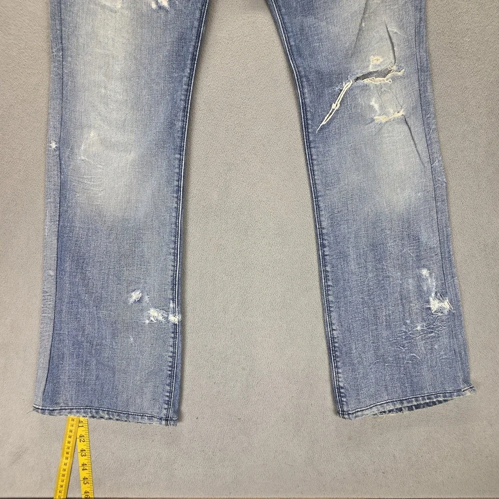 Diesel Jeans Mens 31x32 Blue Koffha Regular Bootcut Made Italy Button Fly 0071J